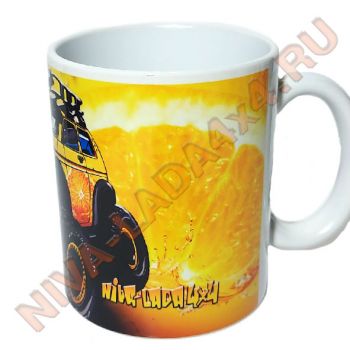 Кружка керамическая "НИВА Апельсин"
