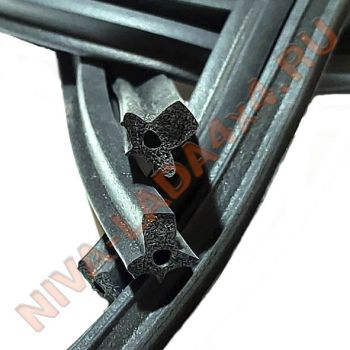 Уплотнитель фонаря заднего НИВА 21213-3716018; жгут уплотнительный 21214; 2131 комплект на 2 фонаря