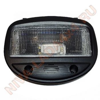 Плафон освещения салона в жесткий потолок НИВА, 2170-3714010 с рамкой 1118-3714014 черного цвета