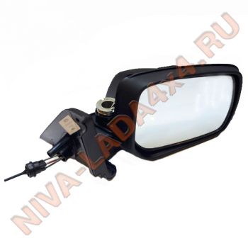 Зеркало боковое НИВА 21214-8201020-05; правое с накладкой, без фурнитуры, механика Prizma 21214м