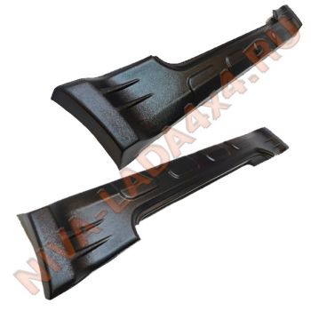 Накладки порогов НИВА 2121; 21213; 21214; АБС комплект, АвтоПластСервис