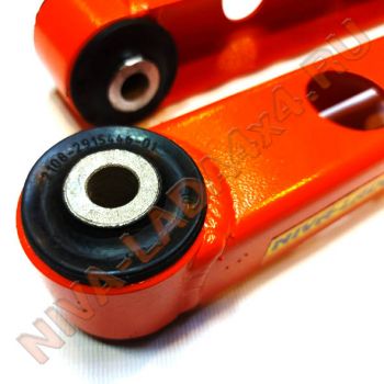 Штанги реактивные НИВА 2121; 21213; 21214; 2123 УСИЛЕННЫЕ/удлиненные 2шт. ZS Trophy-Profil ПТР верхние