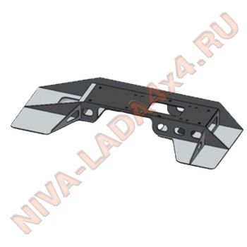 Кит комплект для скрытой установки лебедки в салоне НИВА ZST МДС, набор деталей для самостоятельной сборки