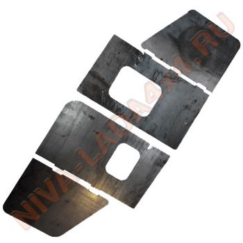 Кит комплект для скрытой установки лебедки в салоне НИВА ZST МДС, набор деталей для самостоятельной сборки