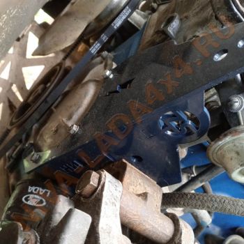 Кит комплект для переноса генератора НИВА; 2121; 21213; 21214; 2131 ZST-1.3 Индиго, кронштейн НИВА без ГУРа