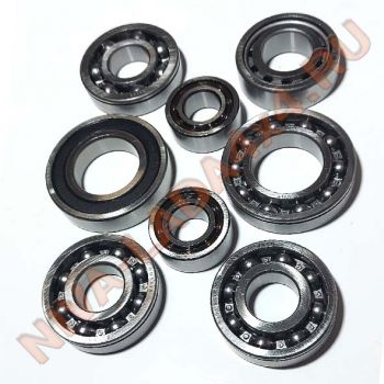 Подшипники КР НИВА 21214м; 2123 с 2010 года, ремонтный комплект 8 деталей НЕ оригинальные