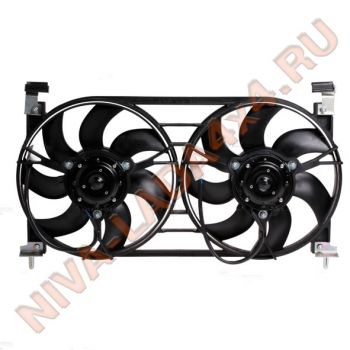 Моторы электровентиляторов охлаждения радиатора НИВА 21214-1300024 в сборе Luzar LFK01220