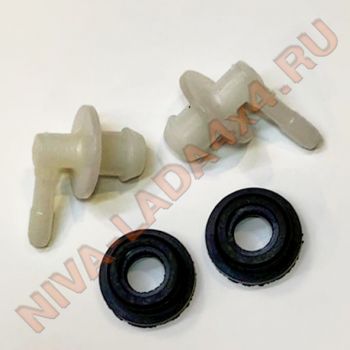 Штуцер Главного Тормозного Цилиндра НИВА 21214-3505090 с втулкой уплотнителем 2108-3505092 (комплект - 4 детали)
