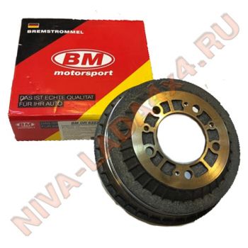 Барабан тормоза НИВА 2121-3502070 BM-Motorsport DR 6223 (ПАРА) чугунные