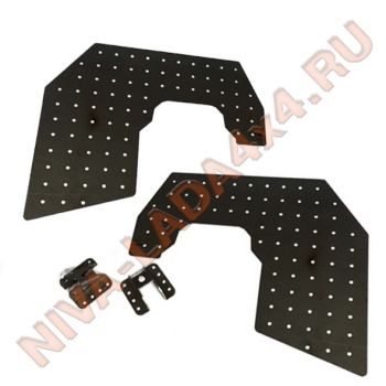 Кронштейн амортизатора заднего верхний НИВА ремонтная система крепления Карела-Нива К-2 (4 детали) 2121-21214 дорестайлинг
