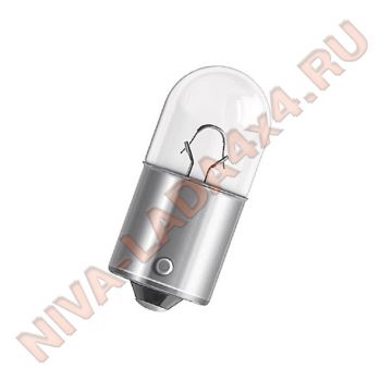 Лампа R5W габариты передние в подфарники НИВА 5вт. Osram 5007