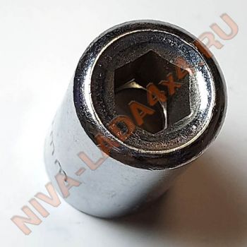 Головка торцевая 10мм. 6-гранная 1/2" хром