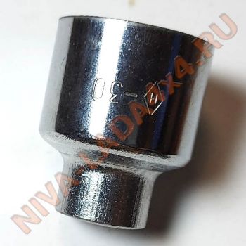 Головка торцевая 27мм Хром