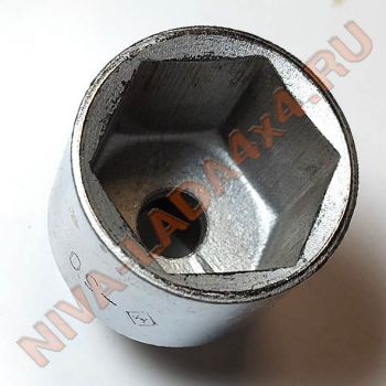 Головка торцевая 27мм Хром