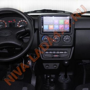 Панель накладка на консоль НИВА Legend АПС 0121-9 под головное устройство 9 дюймов и блок управления