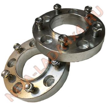 Проставки колесные НИВА 30мм IRSON (пара) НИВА, шпилька 1,25х12мм