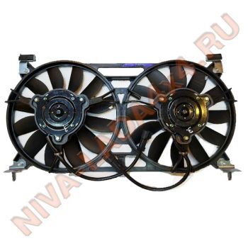 Моторы электровентиляторов охлаждения радиатора НИВА 21214-1300024-41 в сборе пара для авто с 2020 г.в. 12 ЛОПАСТЕЙ венто