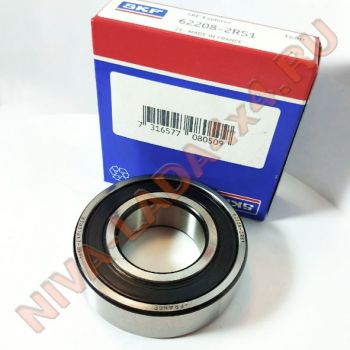 Подшипник 6-2208RS полуоси НИВА 2121-2403080-02 SKF 62208-2RS1