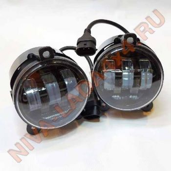 Фара противотуманная НИВА Шевроле 2123-3743010-10 Zilla арт. 2170-50W, светодиодные, свет белый, н/о (пара) с 2009 ПТФ