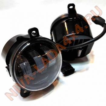 Фара противотуманная НИВА Шевроле 2123-3743010-10 Zilla арт. 2170-50W, светодиодные, свет белый, н/о (пара) с 2009 ПТФ