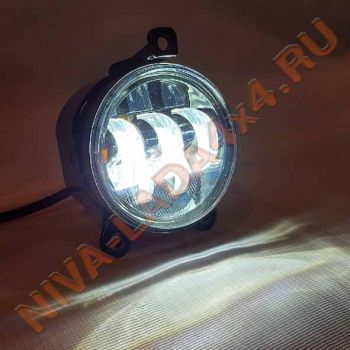 Фара противотуманная НИВА Шевроле 2123-3743010-10 Zilla арт. 2170-50W, светодиодные, свет белый, н/о (пара) с 2009 ПТФ