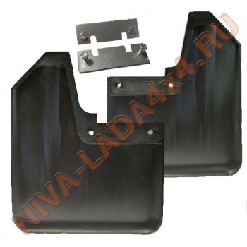 Брызговики передние НИВА 2121-8404310; 2121-8404311 с креплением, ПТП, фартук переднего колеса, пара. ТермоЭластоПласт