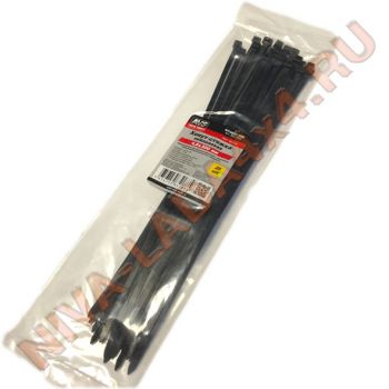 Хомут стяжка нейлоновая 4,8х300мм черный 25 шт. AVS NT4830-25B