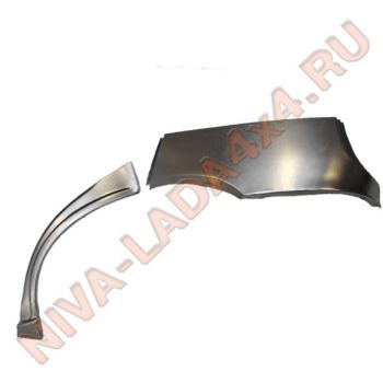 Жесть, ремонтная вставка задней левой арки НИВА Шевроле, ДВЕ детали арт. 7294
