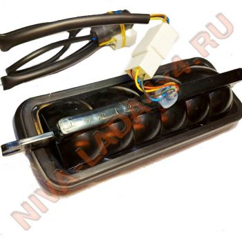 Подфарник НИВА 21214-3712010 / 21214-3712011 LED свет, c ДХО (комплект) ТюнАвто TRINITY до 2020 г.в.