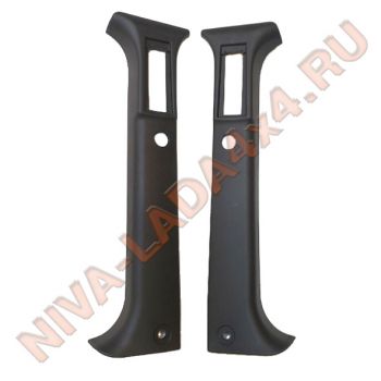 Облицовка стойки двери НИВА 21214-5004070; 21214-5004071 (2шт) до 2020 г.в.