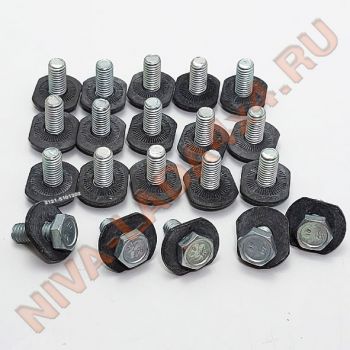Набор для крепления поддона картера двигателя НИВА болт М6х14; шайба М6 специальная (40 деталей)