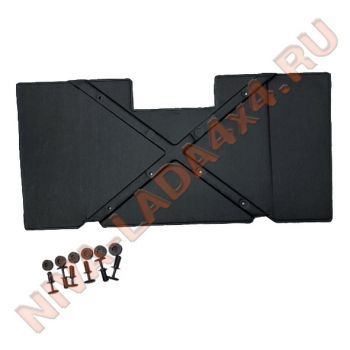 Шумоизоляция капота НИВА 21214; 2131 жесткая, утеплитель, с креплением