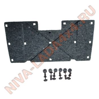Шумоизоляция капота НИВА 21214; 2131 жесткая, утеплитель, с креплением