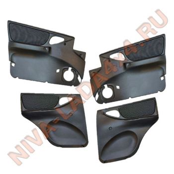 Облицовка дверей НИВА-Шевроле 2123-6102014; 2123-6102015; 2123-6202012-01; 2123-6202013-01 (4шт.) тюнинг