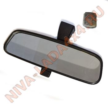 Зеркало в салон НИВА-Шевроле с ответной частью для крепления на стекло 2108-8201008-50