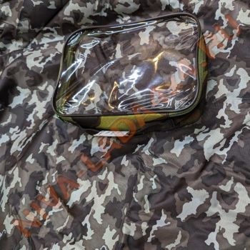 Чехлы грязезащитные водонепроницаемые НИВА и НИВА Шевроле на передние сиденья. Серый камуфляж.