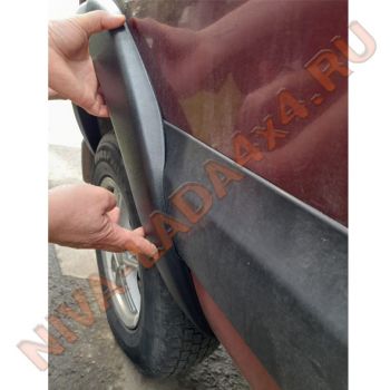Расширители арок НИВА-Шевроле до 2009 г.в. Мод.2 шагрень