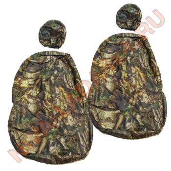 Чехлы грязезащитные водонепроницаемые НИВА и НИВА Шевроле на передние сиденья. Осенний лес