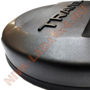 Чехол запасного колеса ПЛАСТИК надпись TRAVEL (колпак) черный шагрень