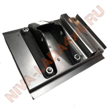 Жесть, соединитель порогов площадка крепления продольной тяги с кронштейном НИВА Шевроле 2123-5101381; 2101-2919088 ремонтная вставка