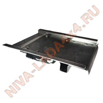 Жесть, соединитель порогов площадка крепления продольной тяги с кронштейном НИВА Шевроле 2123-5101381; 2101-2919088 ремонтная вставка