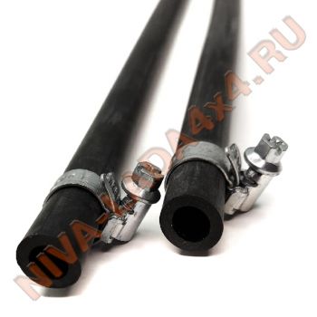 Шланги подогрева дроссельной заслонки НИВА Шевроле 2123; 2108-1107034 БРТ 330мм. Комплект для установки