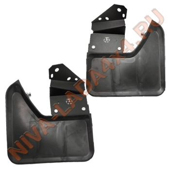 Кронштейн фартука, брызговика заднего НИВА-Шевроле 2123-8404414; 2123-8404415 УСИЛЕННЫЕ (пара) до 2009г. С брызговиками в сборе