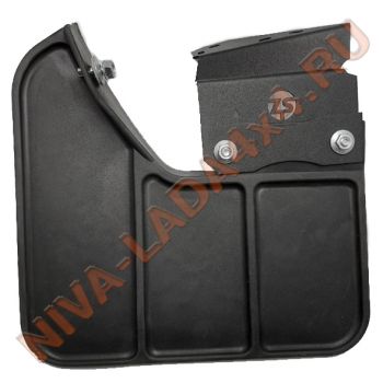 Кронштейн фартука, брызговика заднего НИВА-Шевроле 2123-8404414; 2123-8404415 УСИЛЕННЫЕ (пара) до 2009г. С брызговиками в сборе