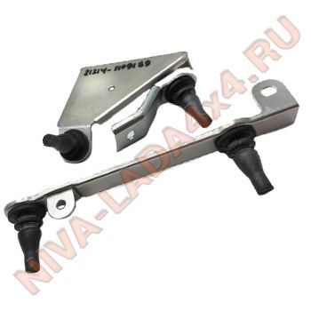 Набор кронштейнов для крепления корпуса воздушного фильтра НИВА 21214; 21214-1109179; 21214-1109189; 21214-1109251; в сборе с опорами №7459