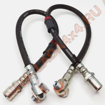 Шланг тормозной передний НИВА 2121-3506060; 2121-3506061; 2121; 21213; 21214; 2131; комплект с шайбами и болтами