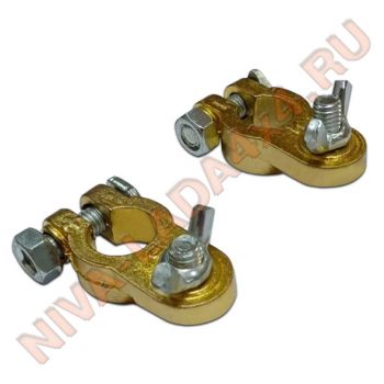 Клеммы АКБ (+/-) AVS BTK-05E