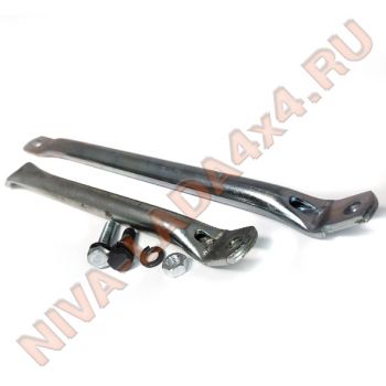 Кронштейн ресивера опорный 21230-1008056 и Кронштейн ресивера поддерживающий 2123-1008078 с крепежом