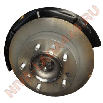 Кулак поворотный НИВА 21214-3001015-10 левая сторона в сборе с диском. На машины с 2016 г.в.