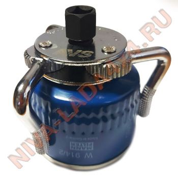 Съёмник масляного фильтра, типа краб FWK-02 AVS 43-102 мм